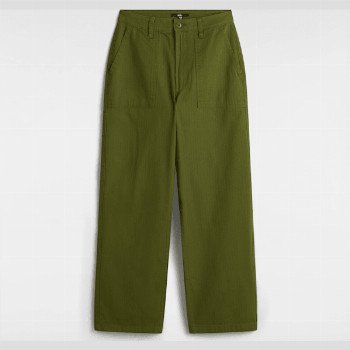 Vans UNION RELAXED CARPENTER TROUSERS, WOMAN, GREEN, SIZE: 32
