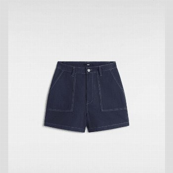 Vans UNION SHORTS, WOMAN, BLUE, SIZE: 32