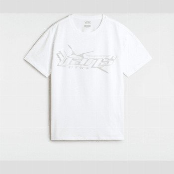Vans Y2V T-SHIRT, WOMAN, WHITE, SIZE: L