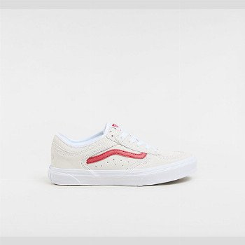 Vans YOUTH ROWLEY CLASSIC SHOES (8-14 YEARS) (WHITE/RACING RED) WHITE