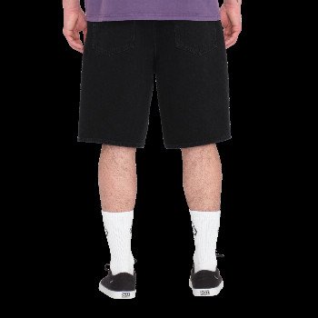 Volcom BILLOW DENIM SHORTS IN BLACK