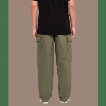 Volcom BILLOW TAPERED CARGO TROUSERS IN WINTERMOSS