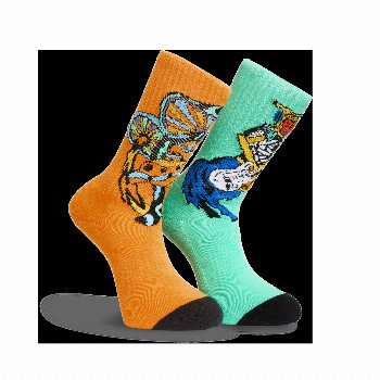 Volcom BOB MOLLEMA SOCKS IN MINT (4 PACK)