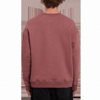 Volcom EGLE ZVIRBLYTE SWEATSHIRT IN ROSE BROWN