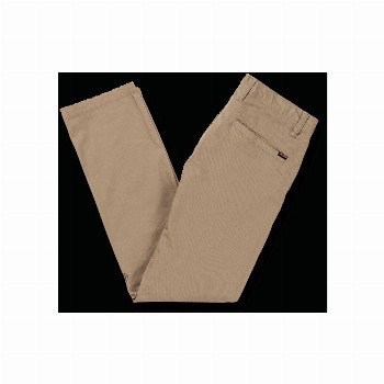 Volcom FRICKIN MODERN TROUSERS IN KHAKI