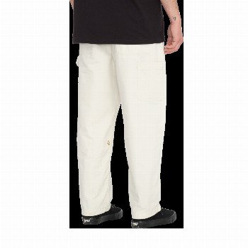 Volcom KRAFTSMAN TROUSERS IN DIRTY WHITE