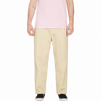 Volcom PLEATED LOOSE TAPERED CHINOS - ALMOND