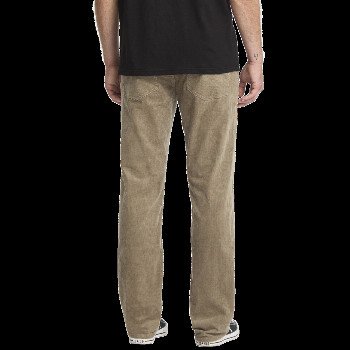 Volcom SOLVER 5 POCKET CORD TROUSERS IN BRINDLE