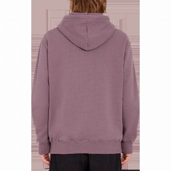 Volcom STONE HOODIE IN BORDEAUX BROWN