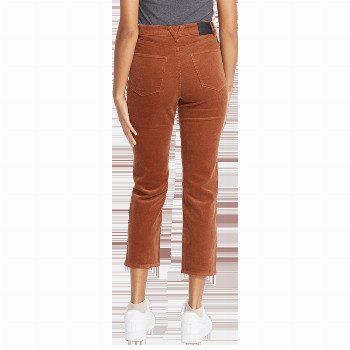 Volcom STONED STRAIGHT TROUSERS IN NUTMEG