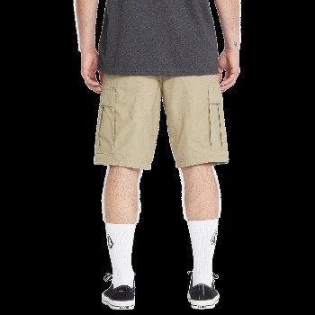 Volcom STRANGE TRIPPER WALKSHORTS IN KHAKI