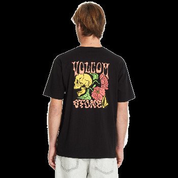 Volcom TOOFLOW T-SHIRT IN BLACK