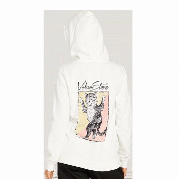 Volcom TRULY DEAL HOODIE IN STAR WHITE