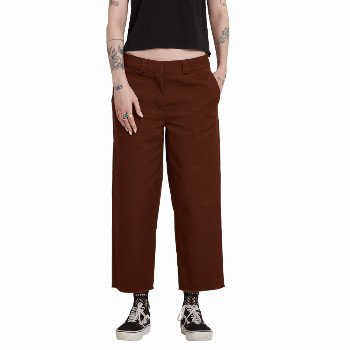 Volcom WHAWHAT CHINO TROUSERS - BROWN