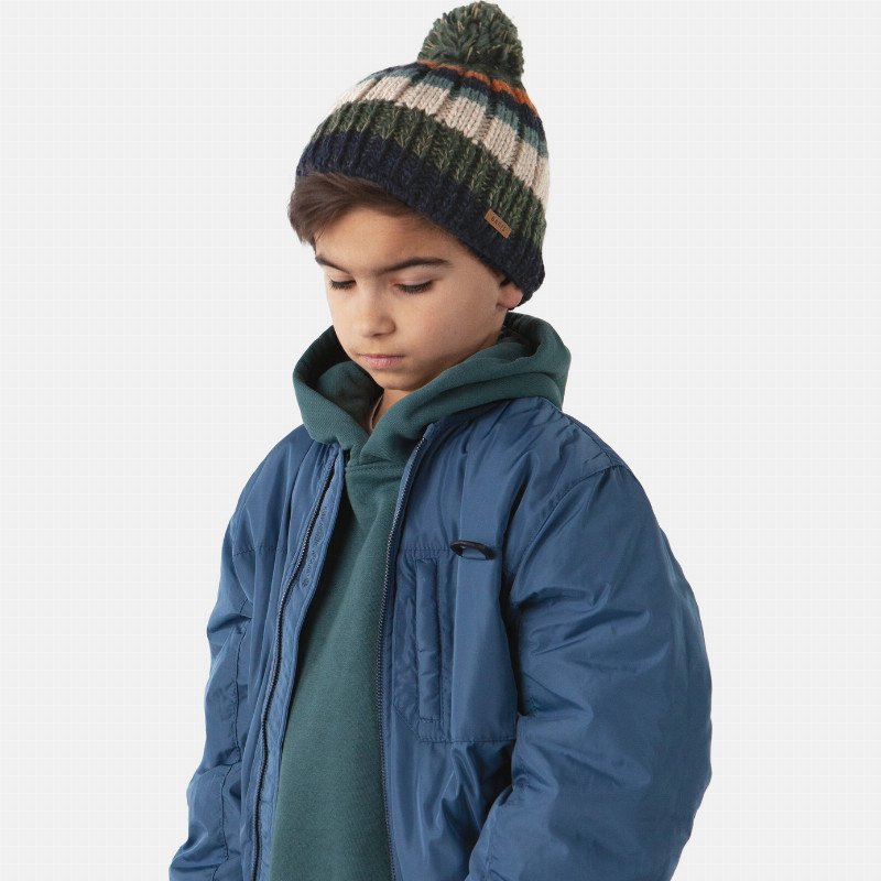 Boys Buck Beanie in Denim