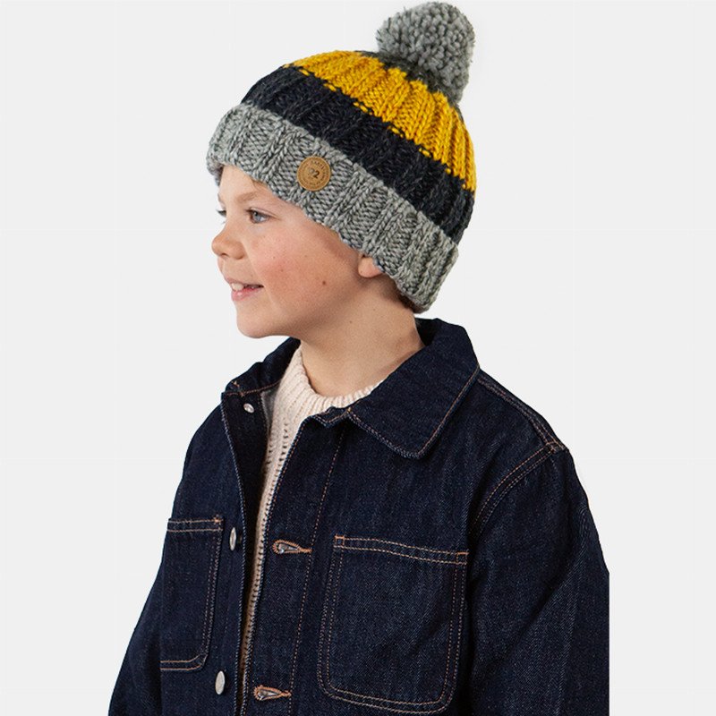 Boys Wilhelm Beanie in Yellow