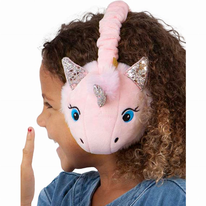 Girls Unicorna Earmuffs in Pink