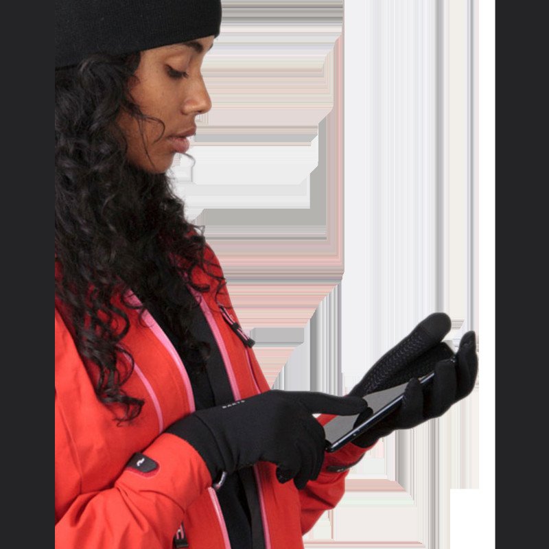 Powerstretch Touch Gloves in Black