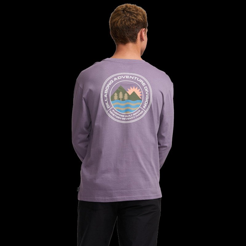 Adventure Division Rockies Long Sleeve T-Shirt in Lavender
