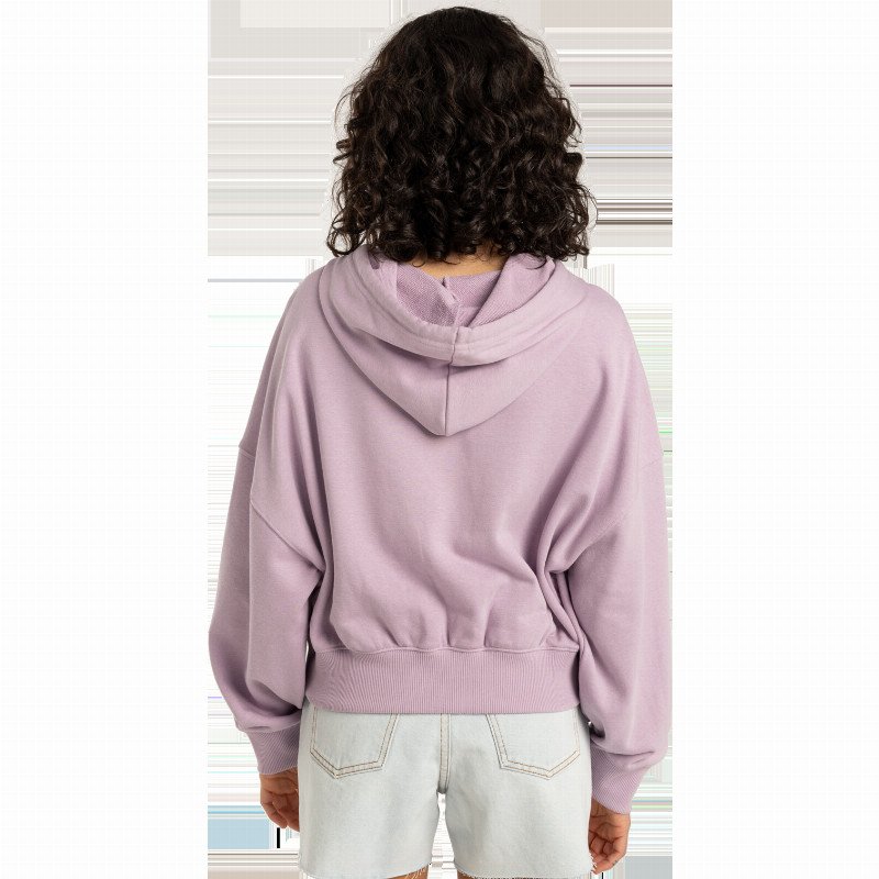 All Time Fleece Hoodie in Amethyst Smoke