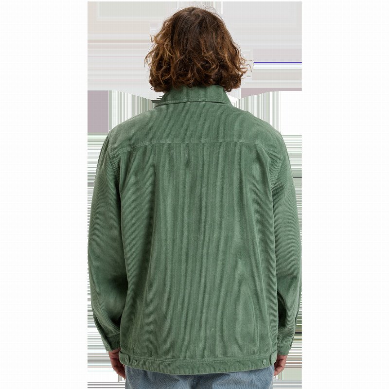 Bad Dog Cord Jacket in Moss