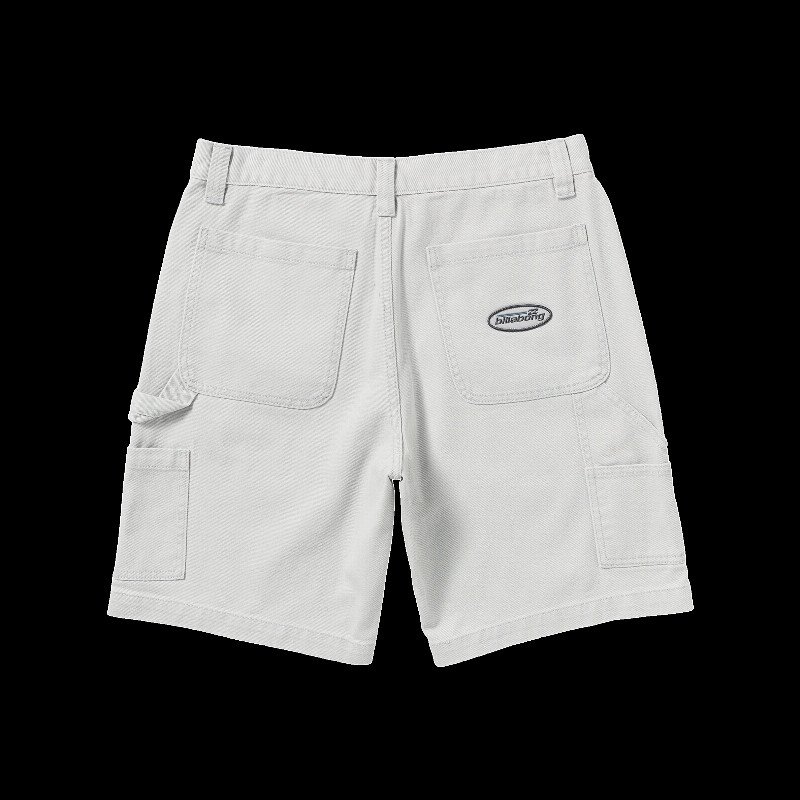 Bad Dog Workwear Shorts in Silver