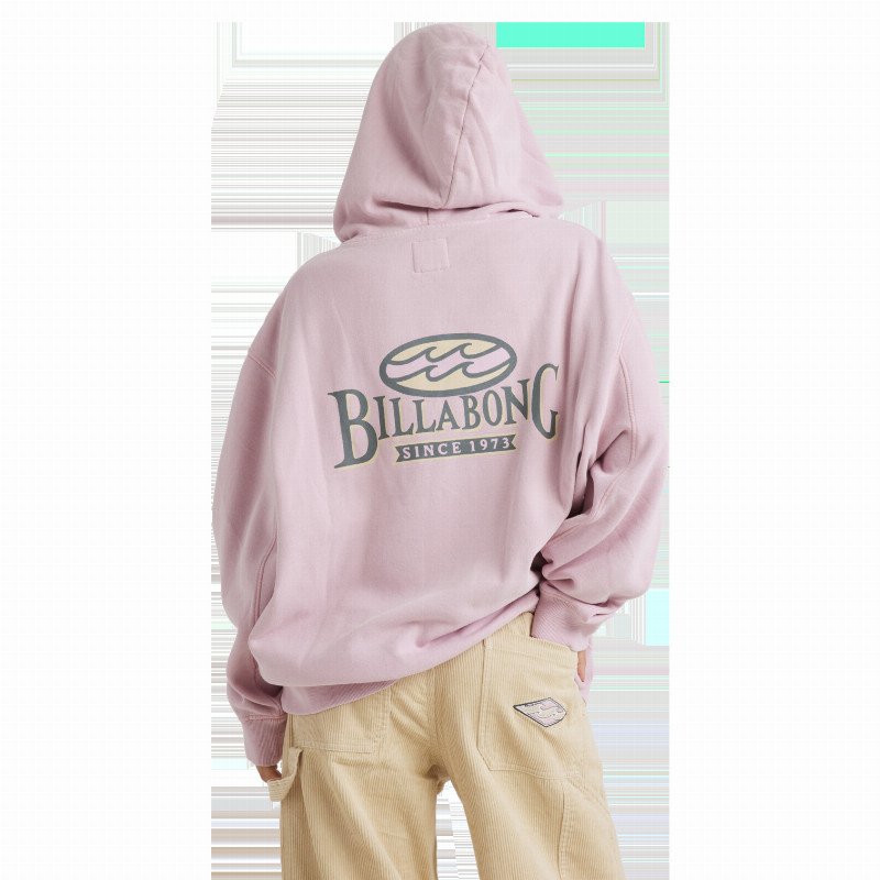 Beach Tour Hoodie in Chalk Pink