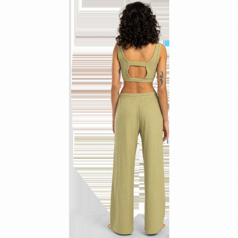 Beach Walk Trousers in Avocado