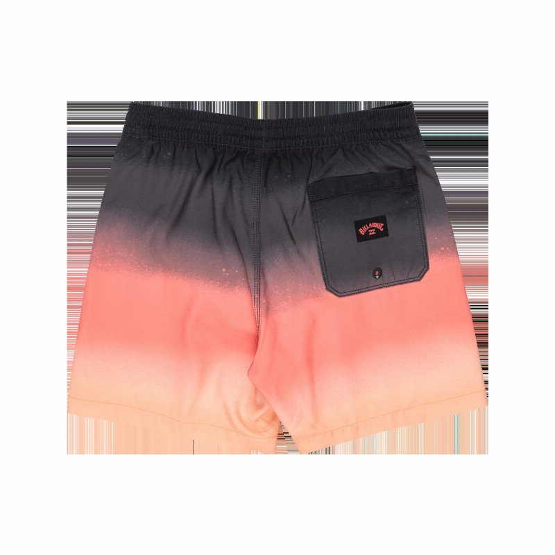 Boys All Day Fade LB Volley Shorts in Raven