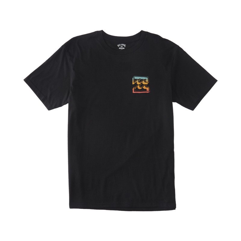 Billabong Boys Crayon Wave T-Shirt - Black