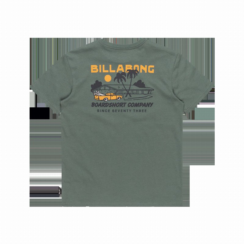 Boys Palm Springs T-Shirt in Dark Slate