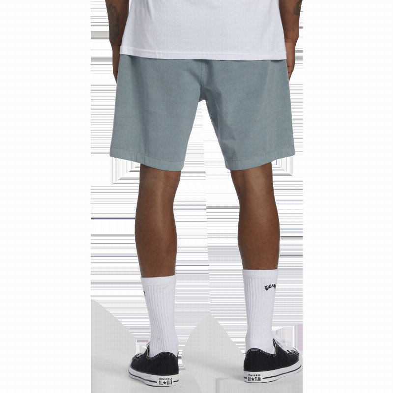 Crossfire Wave Washed Walkshorts in Blue Haze