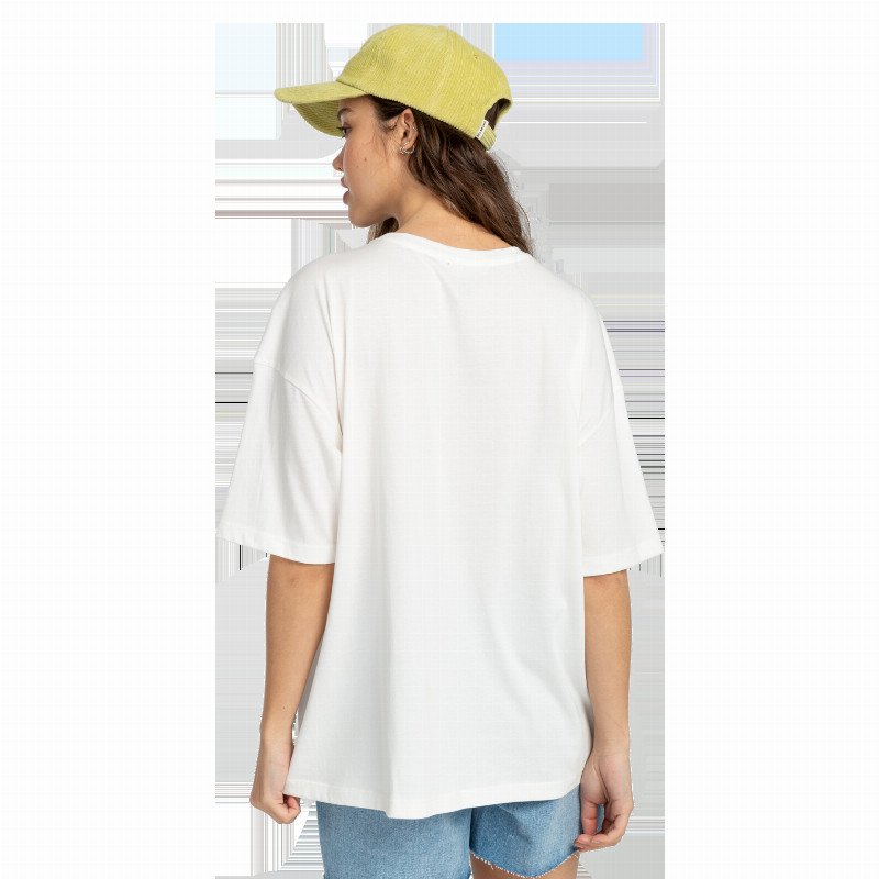 DIAMOND WAVE T-SHIRT IN SALT CRYSTAL