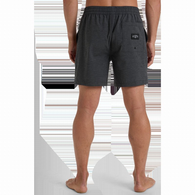 Every Other Day Layback Volley Shorts in Black