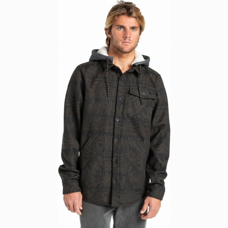 FURNACE FLANNEL SHIRT - BLACK