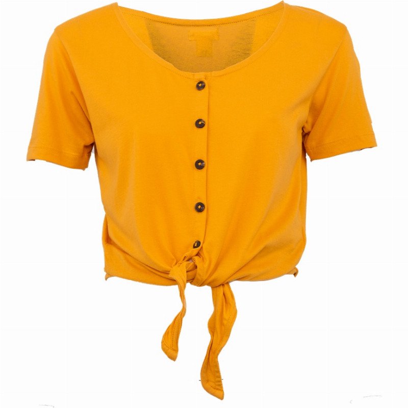 Billabong Girly Knit Top - Marigold