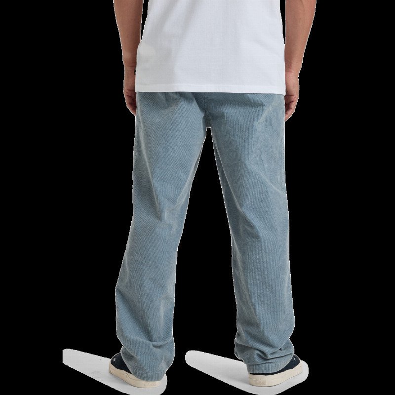 Larry Cord Trousers in Washed Blue