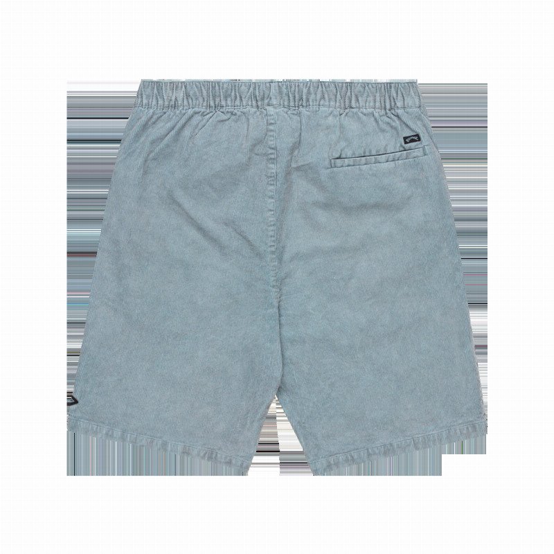 Larry Cord Walkshorts in Washed Blue