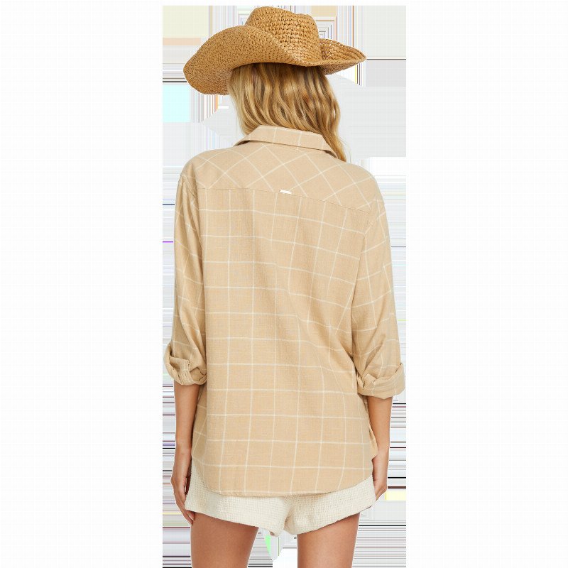 Layer Up Woven Shirt in Khaki