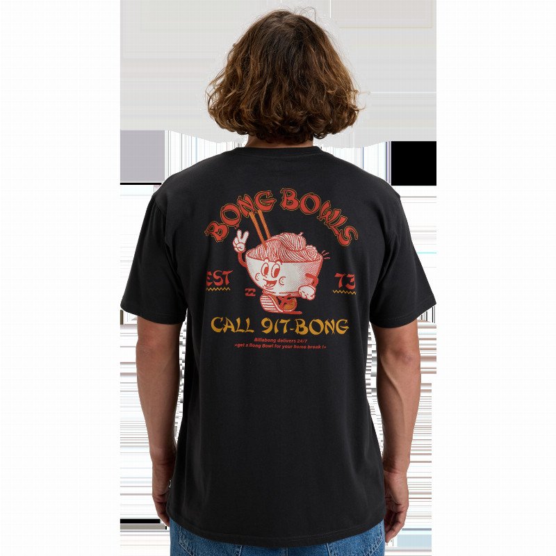 Lunch Break T-Shirt in Washed Black