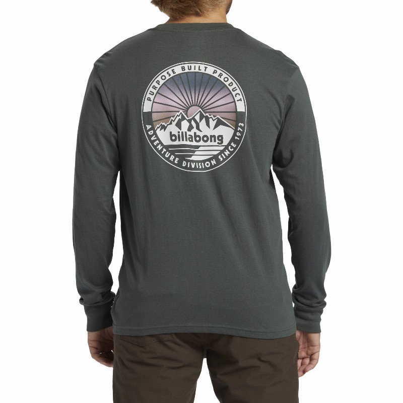ROCKIES T-SHIRT IN SLATE GREEN