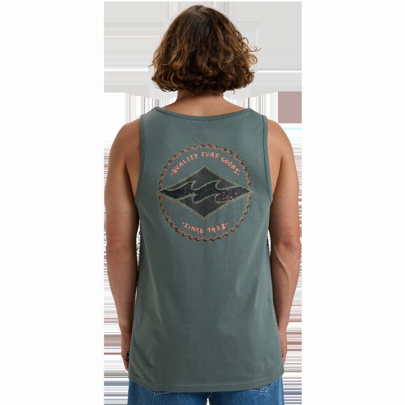 Rotor Diamond Vest in Dark Slate