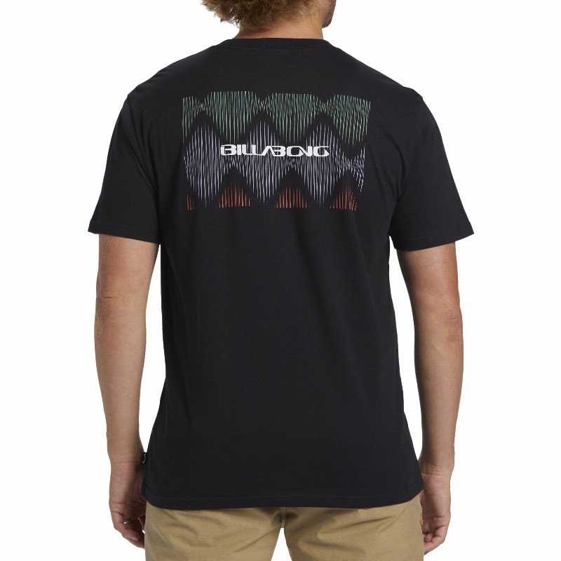 SEGMENT T-SHIRT IN BLACK