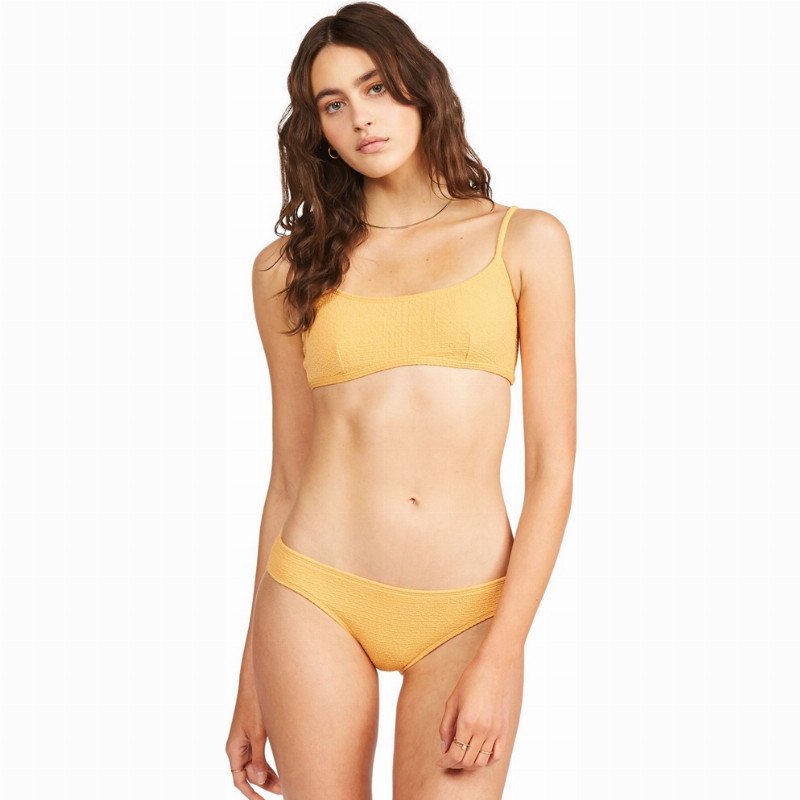 Billabong So Dazed Avery Crop Bikini Top - Marigold