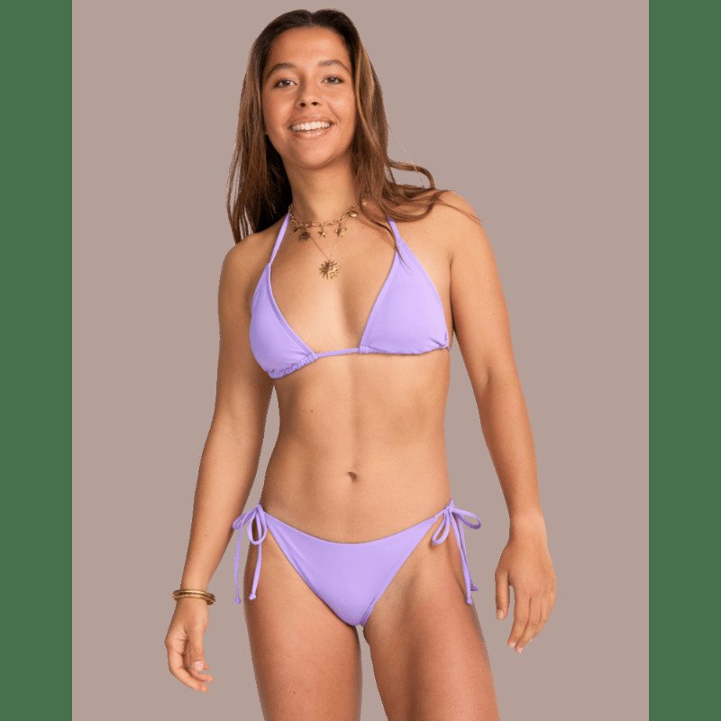 Sol Searcher Tropic Tie Side Bikini Bottoms in Prism Violet