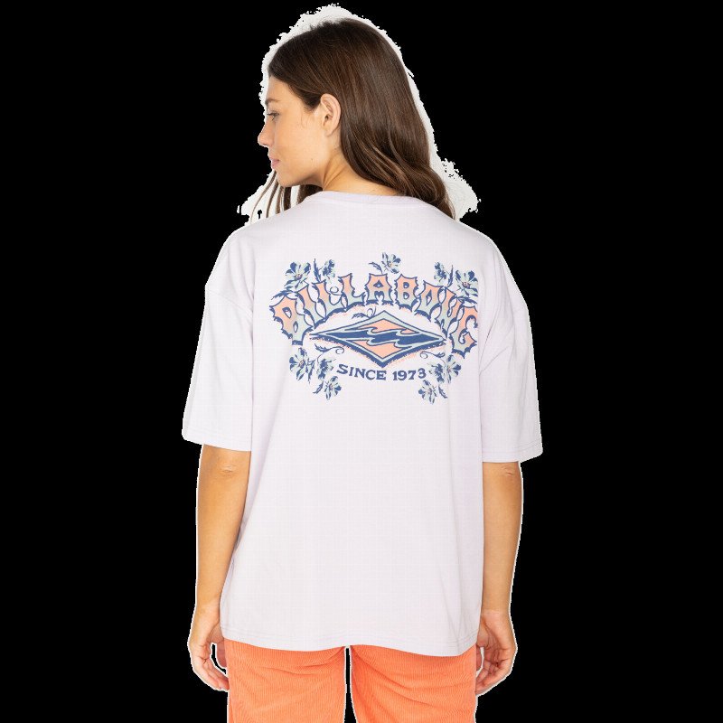 Stay 73 T-Shirt in Orchid Hush