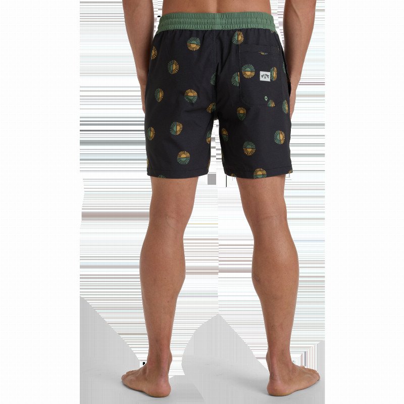 Sundays LB Volley Shorts in Black