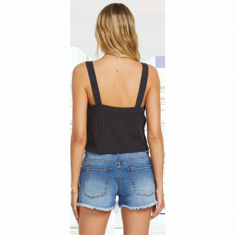 Tropic Rome Sweater Top in Black Sands