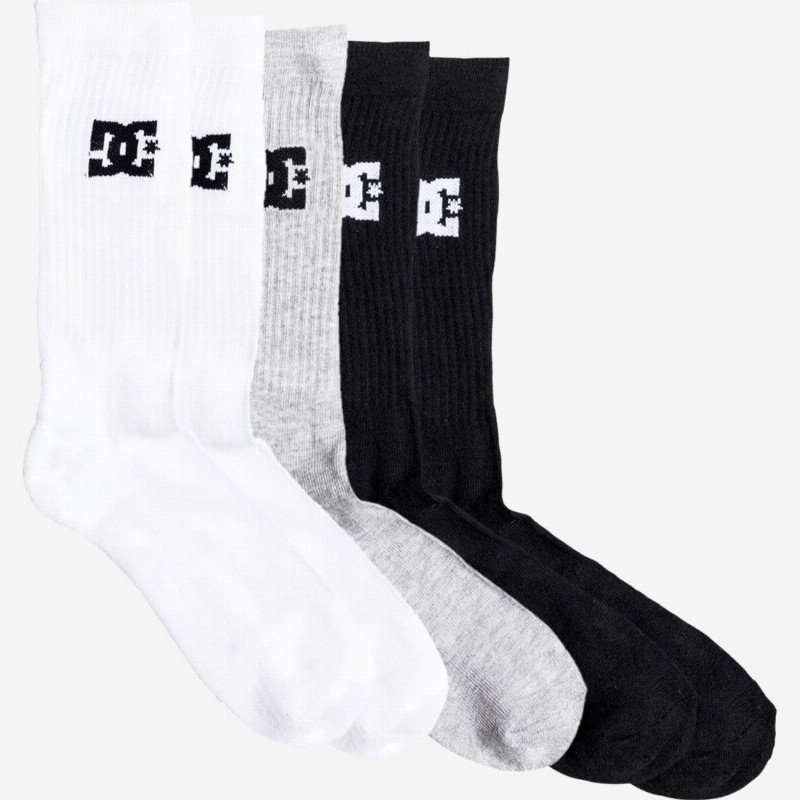 3 Pack - Crew Socks - Black