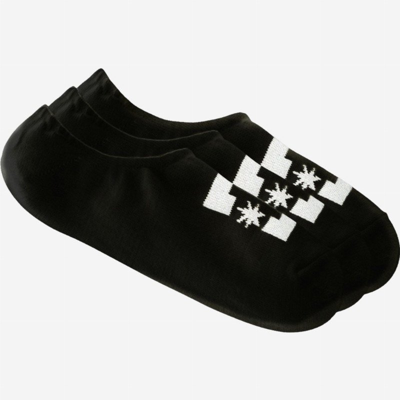 3 Pack - Liner Socks - Black